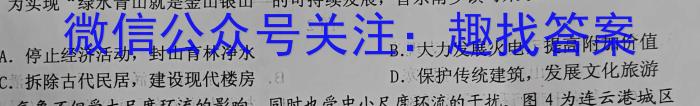 广西2023年4月高中毕业班模拟测试q地理