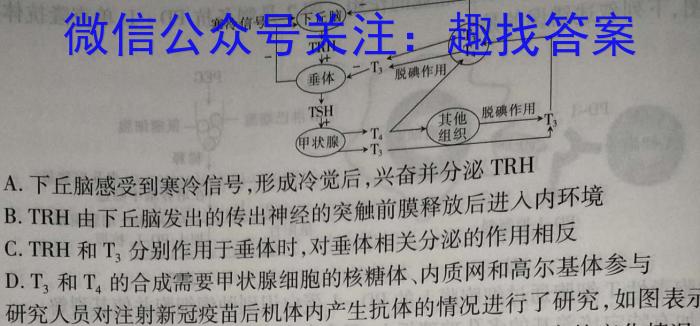 中考模拟压轴系列 2023年河北省中考适应性模拟检测(仿真一)生物试卷答案