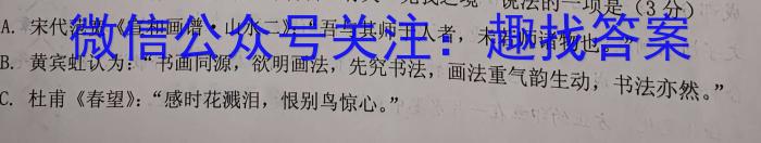 安徽省2023年九年级阶段调研（5月）语文