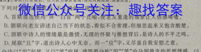 2024-2023学年河北省高一年级下学期5月份联合考试(23-482A)语文