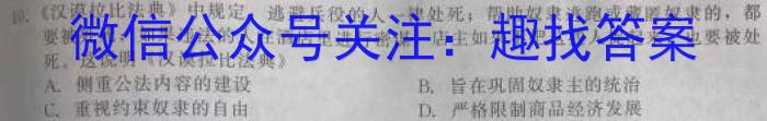 ［乐山三调］乐山市高中2023届第三次调查研究考试历史