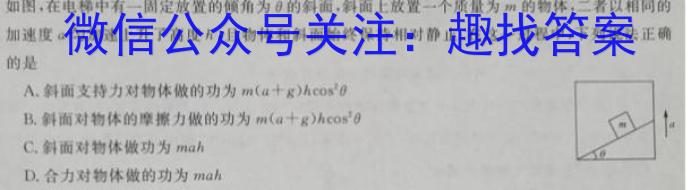 天一大联考2023届高三第一次全真模拟考试.物理