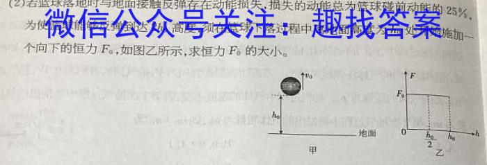 安徽省合肥市包河区2022-2023学年第二学期教学质量检测（二）物理`