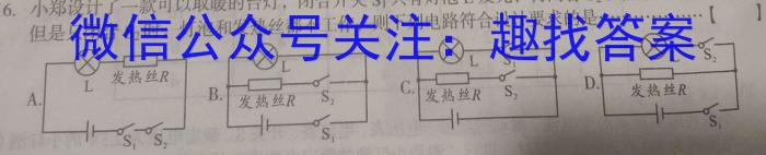 2023年普通高等学校招生统一考试 S3·临门押题卷(四)物理.