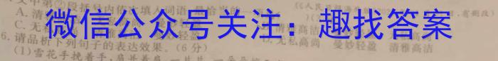 安徽省C20教育联盟2023年九年级第二次学业水平检测语文