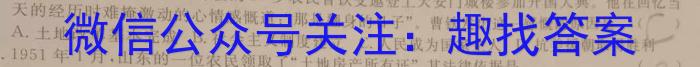 江淮名卷·2023年安徽中考模拟信息卷(七)历史