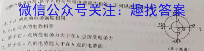 2023届普通高等学校招生全国统一考试猜题压轴卷XKB-TY-YX-E(二)f物理