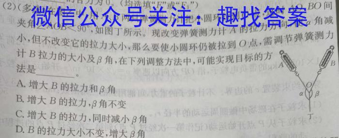 ［卓育云］2022-2023中考学科素养自主测评卷（六）f物理