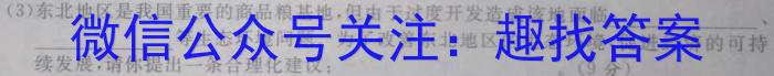 长郡、雅礼、一中、附中联合编审名校卷2023届高三月考试卷九(全国卷)l地理