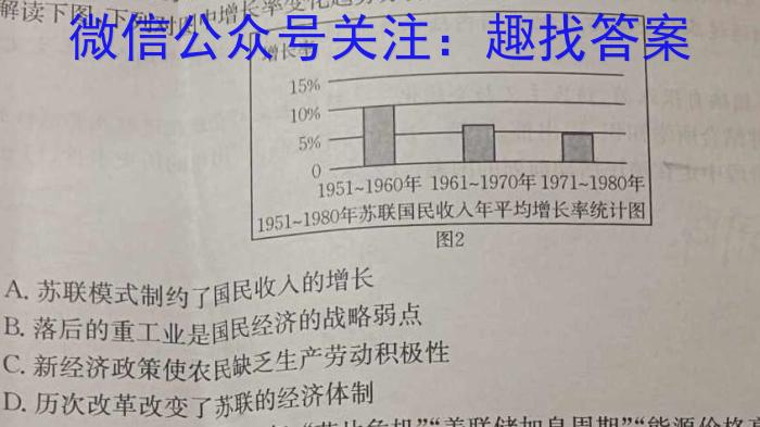 学科网2023年高三5月大联考(新教材)历史试卷