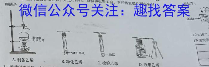 2024届山西思而行高二年级4月期中考试化学