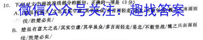 2023届衡水金卷·先享题·临考预测卷 老高考语文