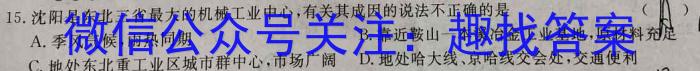 2024学年第二学期钱塘联盟高一期中联考(4月)q地理