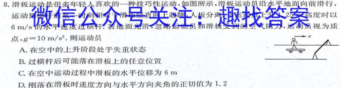 2023届衡水金卷·先享题·临考预测卷 新高考物理`