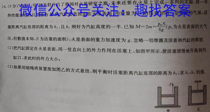 2023年全国高考猜题信息卷(一).物理