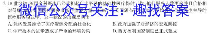 2023届四川省高三考试(23-364C)历史