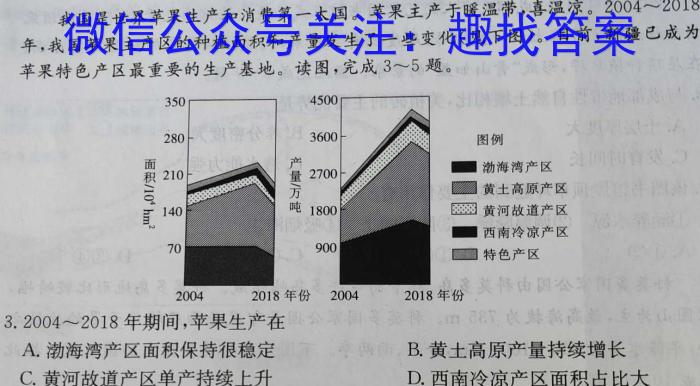 江西省2024届八年级第七次阶段性测试(R-PGZX A JX)l地理
