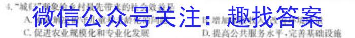 河南省2023年中招九年级适应性测试（二）政治1