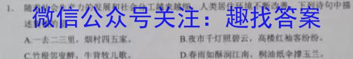 2023年陕西省初中学业水平考试·冲刺压轴模拟卷（一）历史