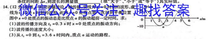 江西省2023年学考水平练习（六）物理`