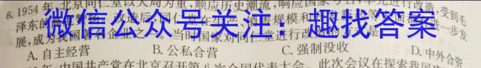 2024-2023学年河北省高三年级下学期4月份联合考试（23-410C）历史