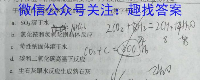 中考模拟压轴系列 2023年河北省中考适应性模拟检测(仿真一)化学