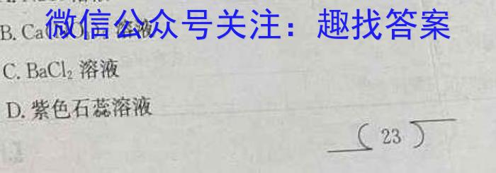 2023年内蒙古大联考高三年级5月联考（23-427C）化学