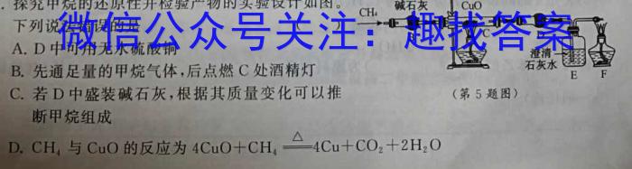 江西省2023年初中学业水平考试模拟试卷（二）化学