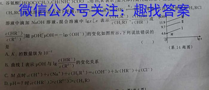 圆创联考·湖北省2023届高三五月联合测评化学