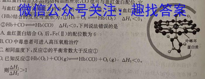 桂柳文化 2023届高考桂柳鸿图仿真卷二(2)化学