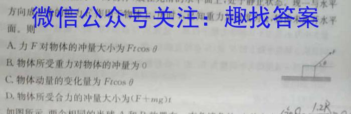 2023届广东省茂名高州市高三第二次模拟考试l物理