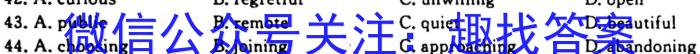 江西省2023年初中学业水平考试（八）英语