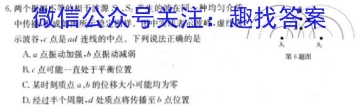 天府名校·四七九 模拟精编 2023届全国高考全真模拟卷(十三)f物理