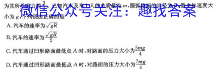 九师联盟2022-2023高三5月高考仿真模拟(新高考)物理`