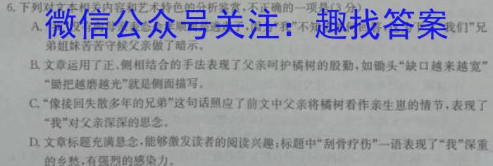 安徽省合肥市庐江县2022/2023学年度八年级第二学期期末教学质量抽测政治1