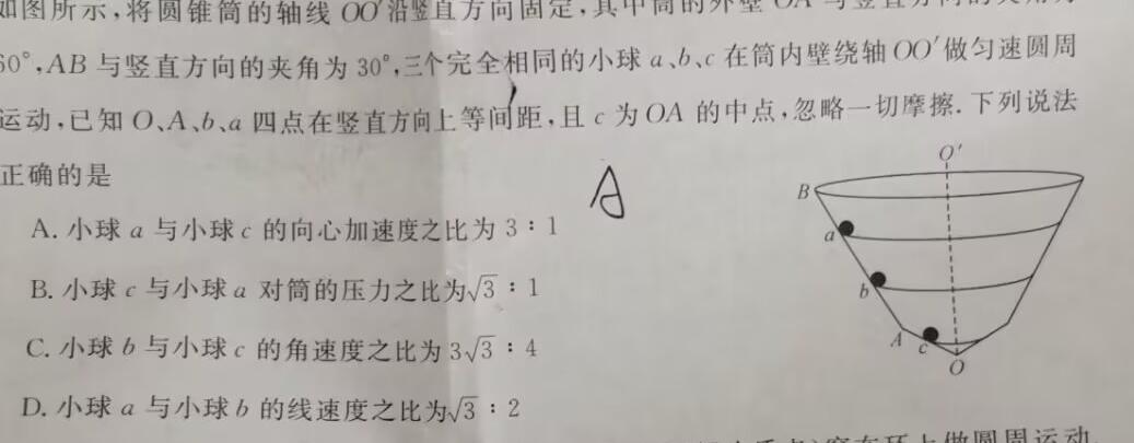 2023年殷都区九年级中招模拟考试-物理
