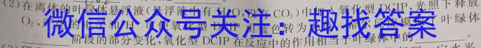 江西省2025届七年级《学业测评》分段训练（七）生物试卷答案