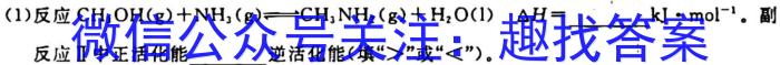 2023年安徽省中考冲刺卷（一）化学