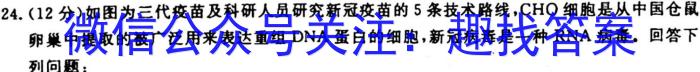 安徽省2024-2023学年度八年级第二学期期末素养评估（汇文中学，汇文学校）生物