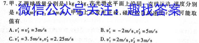 安徽省2023年鼎尖教育高三年级5月联考z物理