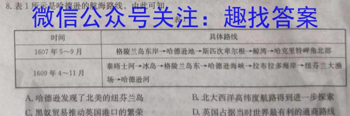 2023年安徽省中考冲刺卷(一)政治s