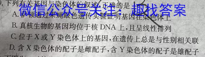 2023普通高等学校招生全国统一考试·名师原创调研仿真模拟卷(二)生物试卷答案
