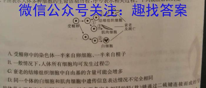 江西省新八校2023届高三第二次联考(5月)生物