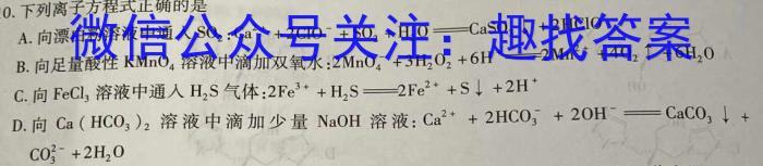 安徽省2023年肥西县九年级第二次质量调研化学