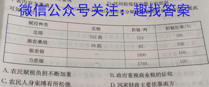 江西省上饶市六校2023届高三第二次联考政治s