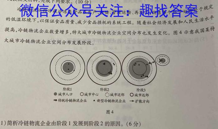 2023年先知冲刺猜想卷 老高考(二)地理.