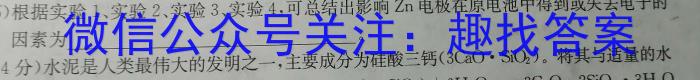 江西省2023年初中学业水平考试模拟试卷（二）化学