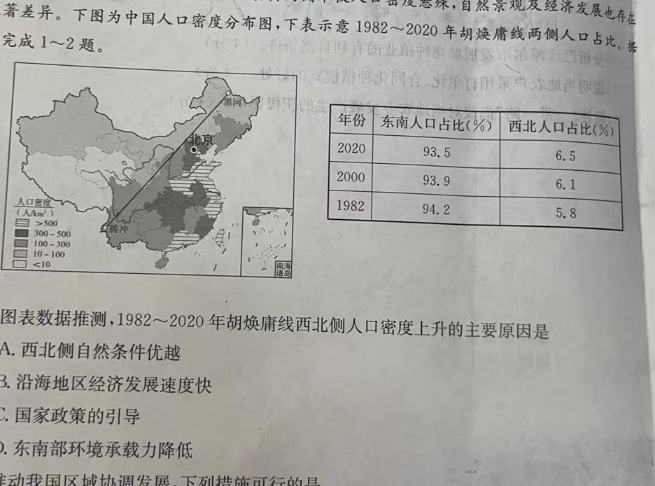 普高联考2022-2023学年高三测评(六)政治y