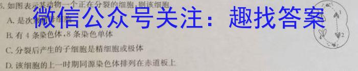 京师测评协作校2023年高三质量联合检测新高考Ⅰ卷生物