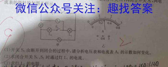 2023届中考导航总复习·模拟·冲刺·二轮模拟卷(六)6l物理